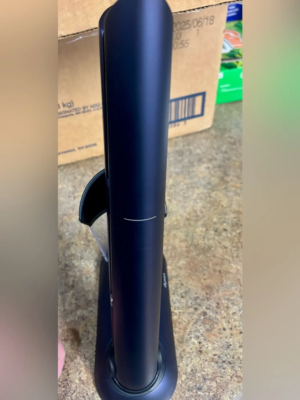 Dyson Corrale Cordless Hair Straightener Prussian Blue/Copper Display Stand